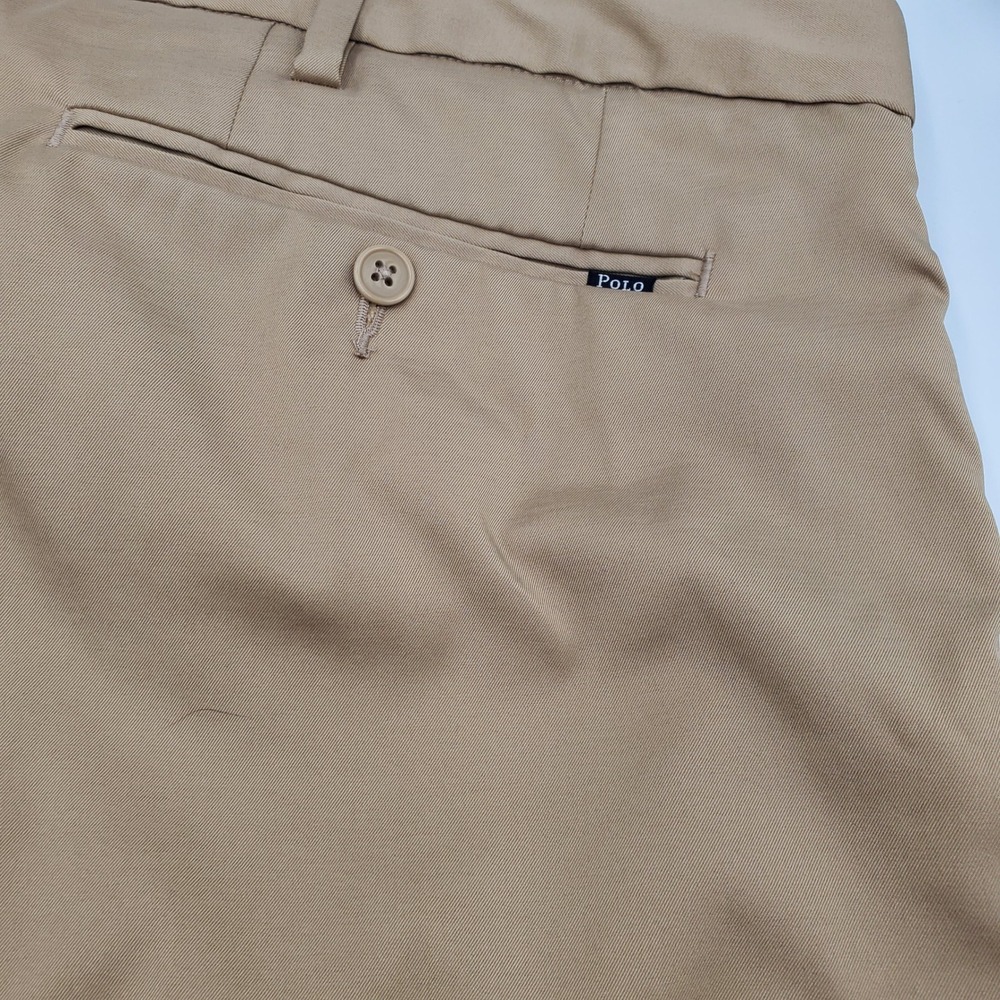 Polo Ralph Lauren Performance Khaki Mens Flat Front Chino Pants  48x32(31)